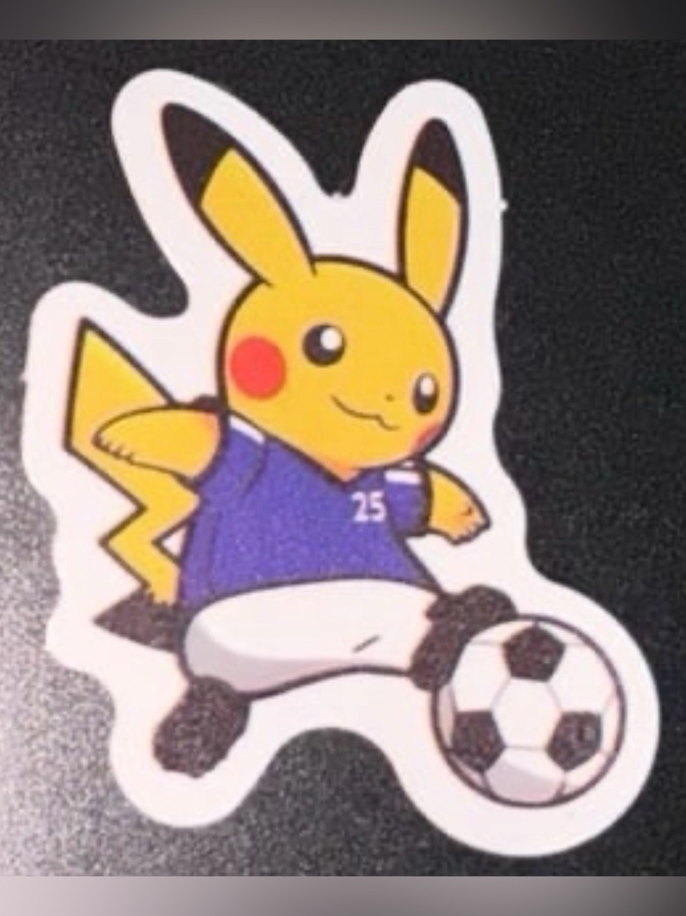 pokemon pikachu on the ball Futbol football soccer sticker decal nintendo 1’